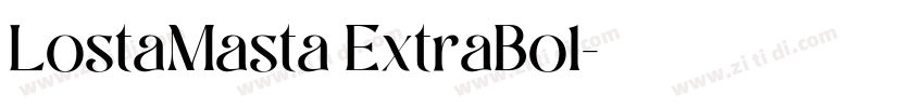 LostaMasta ExtraBol字体转换 LostaMasta ExtraBol字体转换